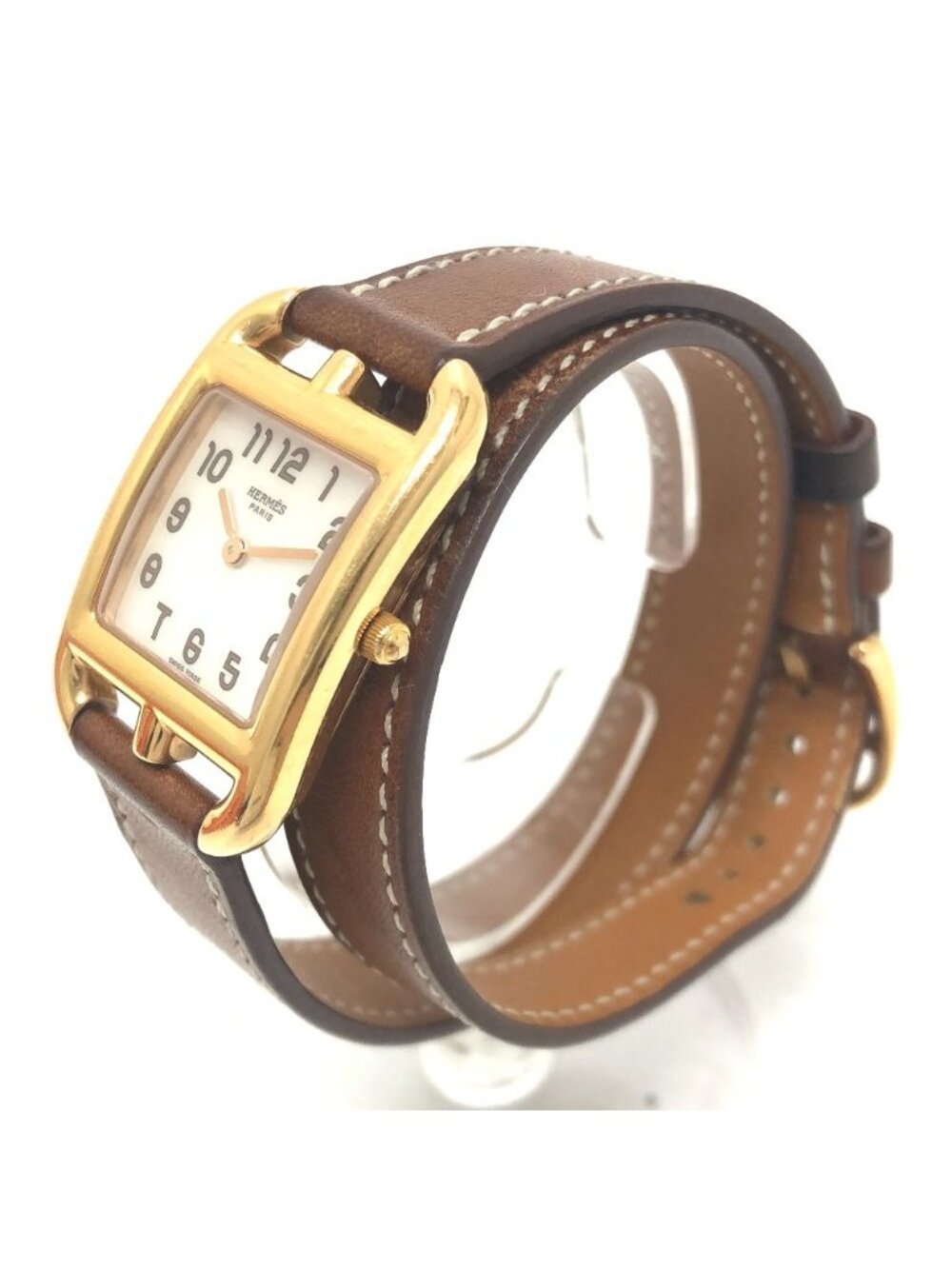 Hermes Watch 18k Pink Gold Cape Cod Double Tour - Picture 2 of 9